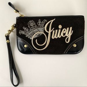 Authentic Juicy Couture Black Wristlet Wallet